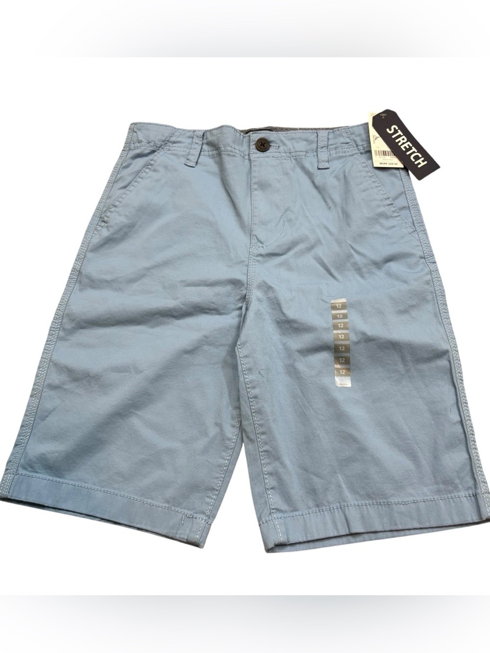 Brand new with Tags Osh Kosh Boys Light Blue Chino Shorts Size 12